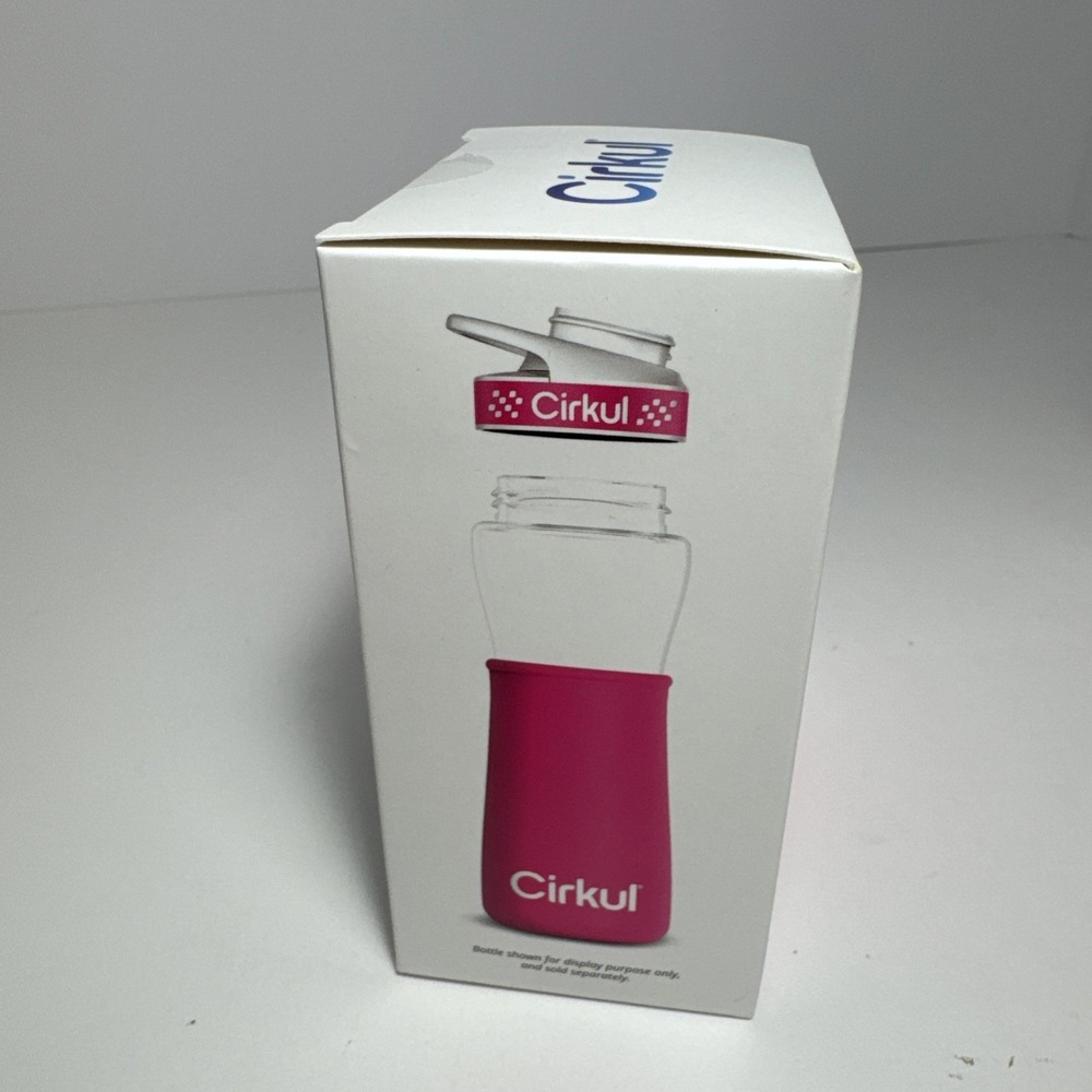 Cirkul Chill Sleeve + Comfort-Grip Lid for 22oz Bottle - Pink NEW-SEALED! - Picture 2 of 6